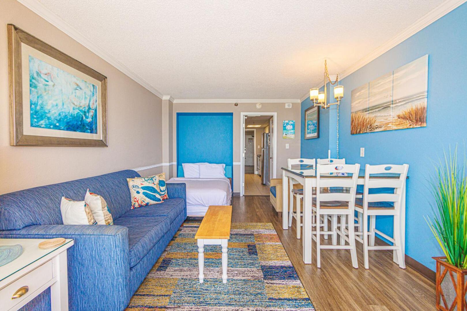 Oceanfront 1 Bedroom Suite With Beautiful Decor And Accents Caravelle Resort 1039 Sleeps 6 Guests Myrtle Beach Kültér fotó