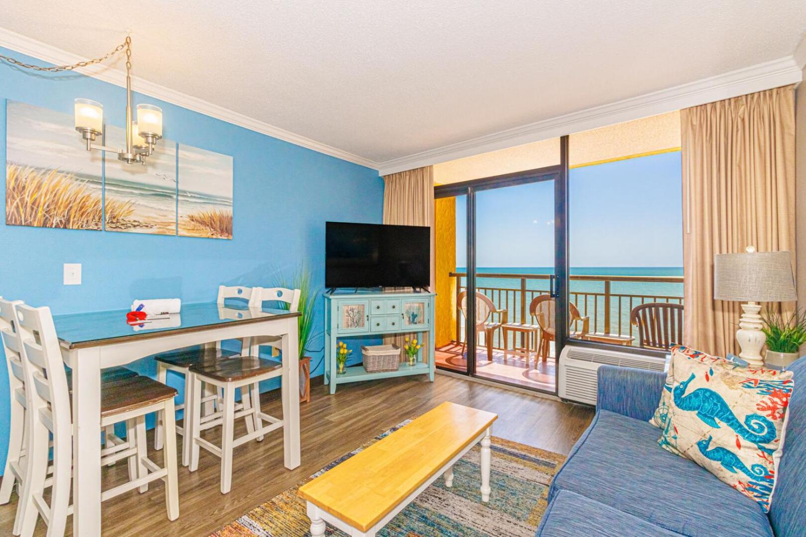 Oceanfront 1 Bedroom Suite With Beautiful Decor And Accents Caravelle Resort 1039 Sleeps 6 Guests Myrtle Beach Kültér fotó
